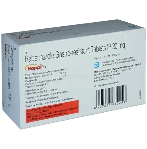 happi 20mg tablet 15's